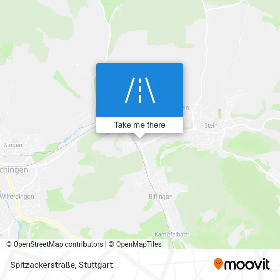 Карта Spitzackerstraße