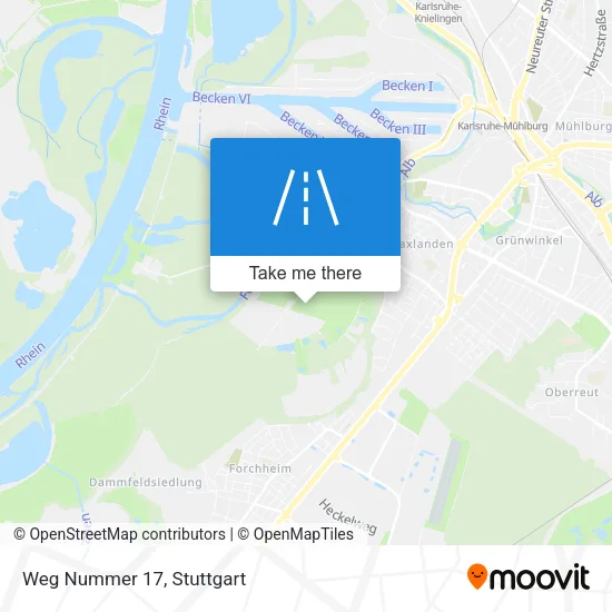 Карта Weg Nummer 17
