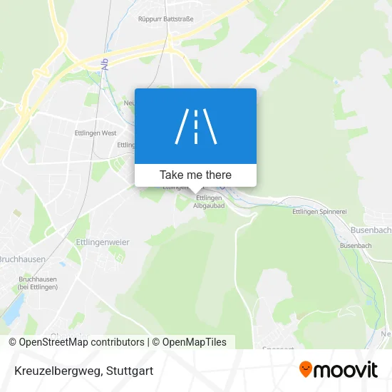 Карта Kreuzelbergweg