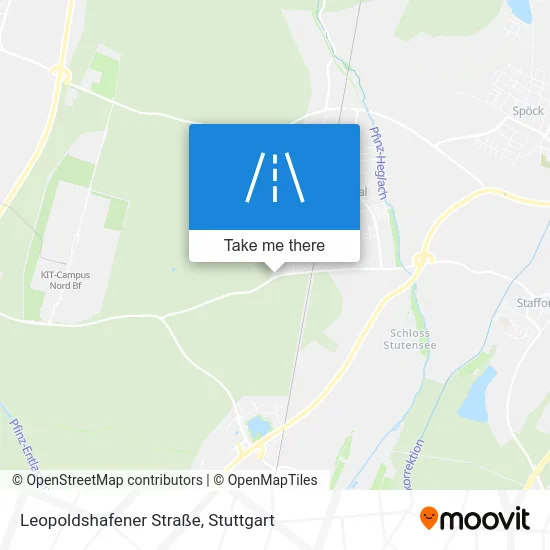 Карта Leopoldshafener Straße