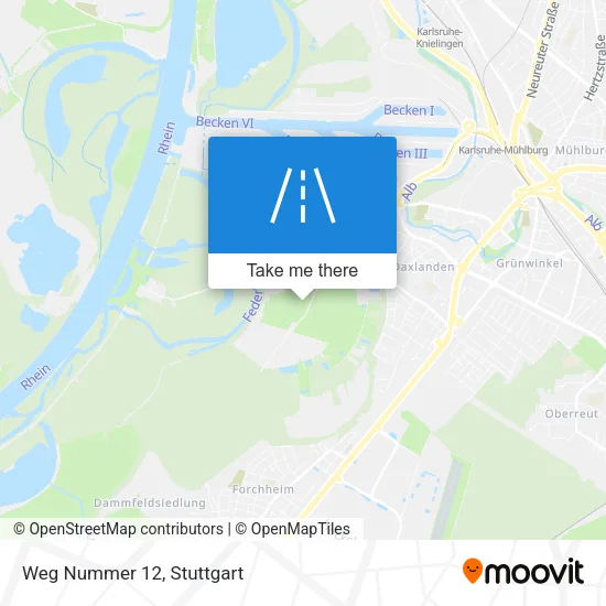 Карта Weg Nummer 12