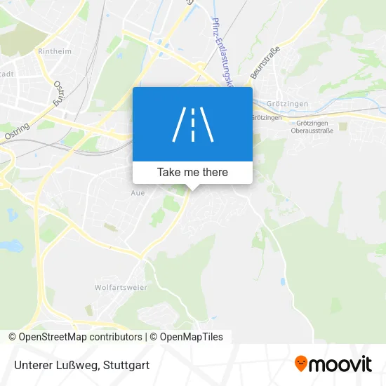 Карта Unterer Lußweg