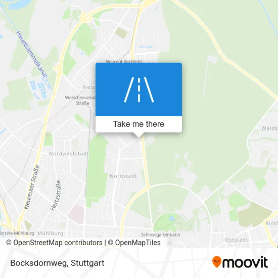 Карта Bocksdornweg