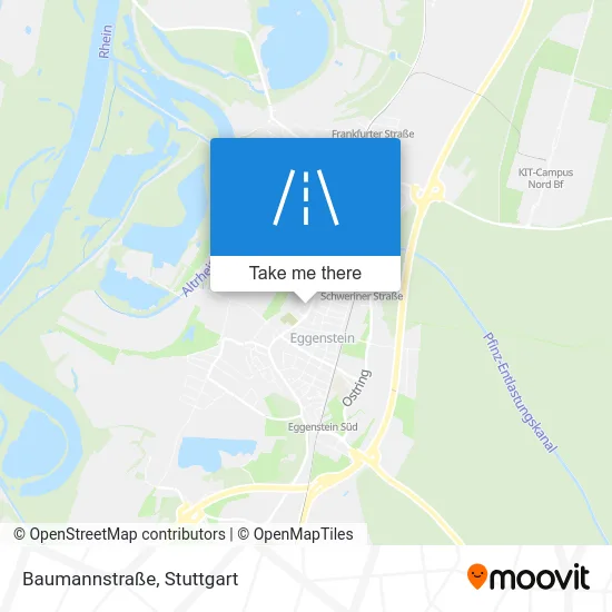 Карта Baumannstraße