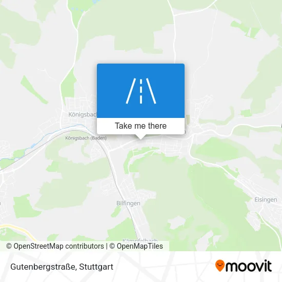 Карта Gutenbergstraße