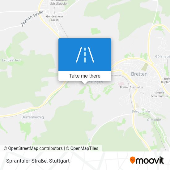 Sprantaler Straße map