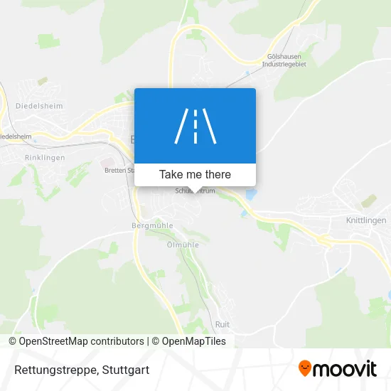 Карта Rettungstreppe