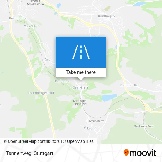 Карта Tannenweg