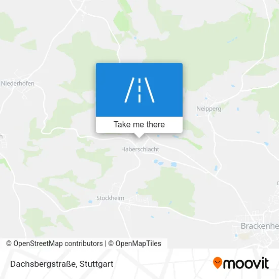 Карта Dachsbergstraße