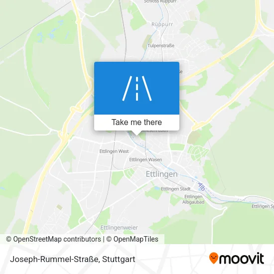 Карта Joseph-Rummel-Straße