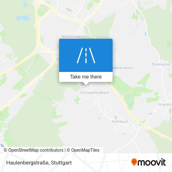 Haulenbergstraße map