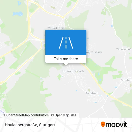 Карта Haulenbergstraße