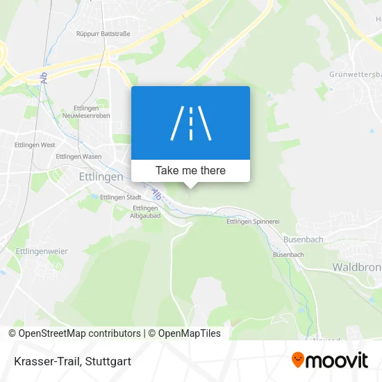 Карта Krasser-Trail