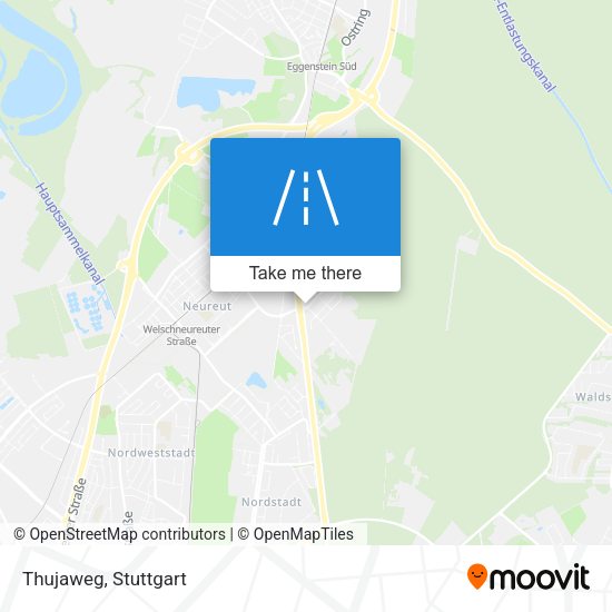 Карта Thujaweg