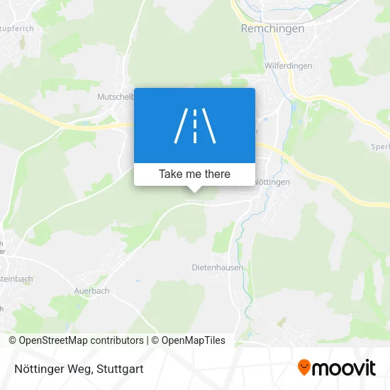 Карта Nöttinger Weg