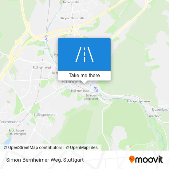 Карта Simon-Bernheimer-Weg