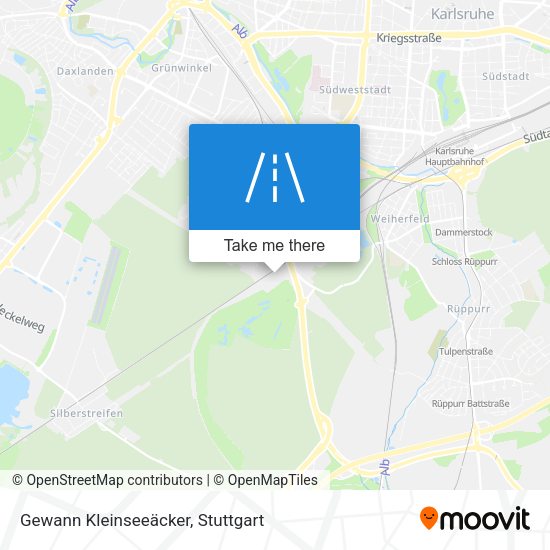Gewann Kleinseeäcker map