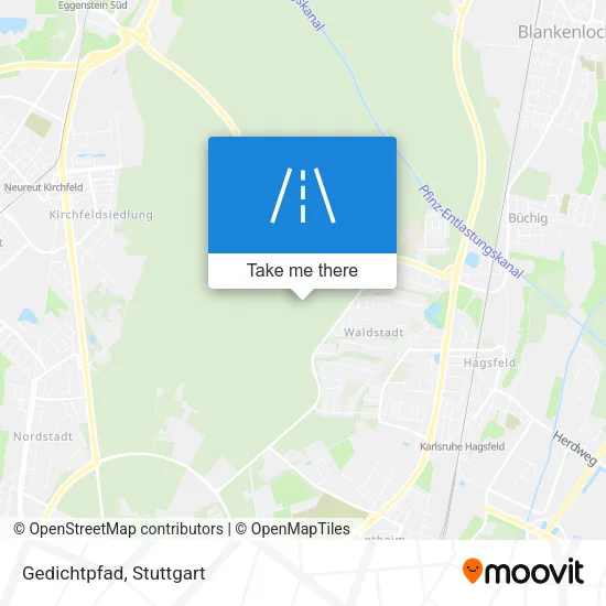 Карта Gedichtpfad