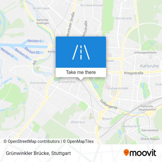 Grünwinkler Brücke map