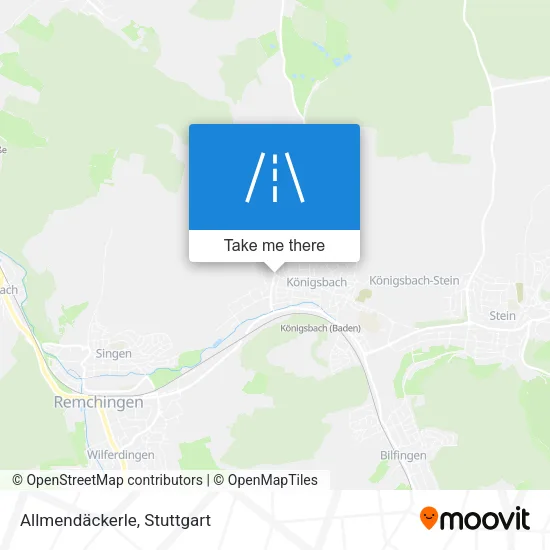 Карта Allmendäckerle