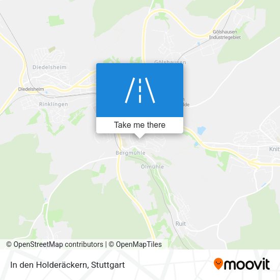 In den Holderäckern map