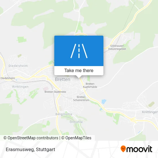 Карта Erasmusweg