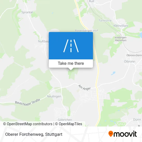Карта Oberer Forchenweg