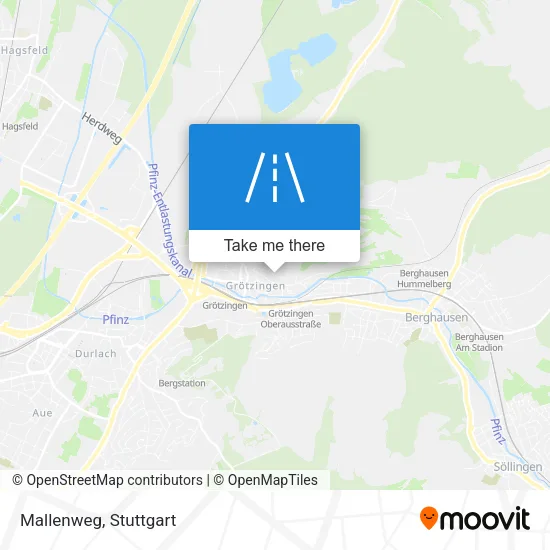 Mallenweg map