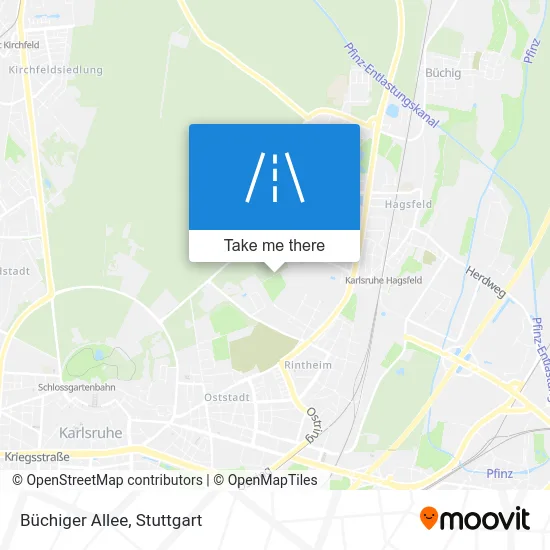 Карта Büchiger Allee