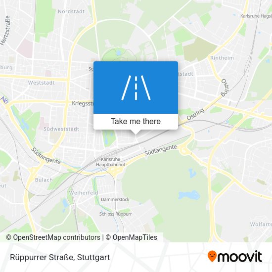Rüppurrer Straße map