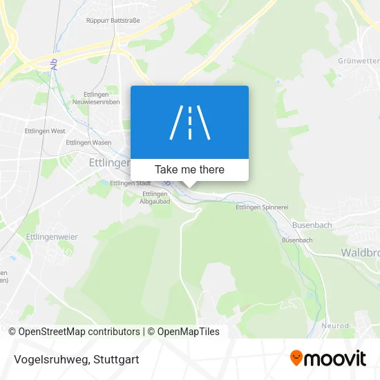Карта Vogelsruhweg
