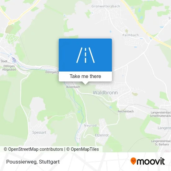 Карта Poussierweg