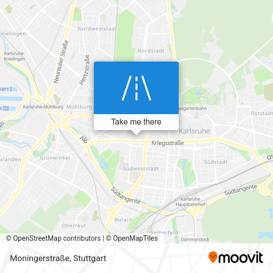 Moningerstraße map