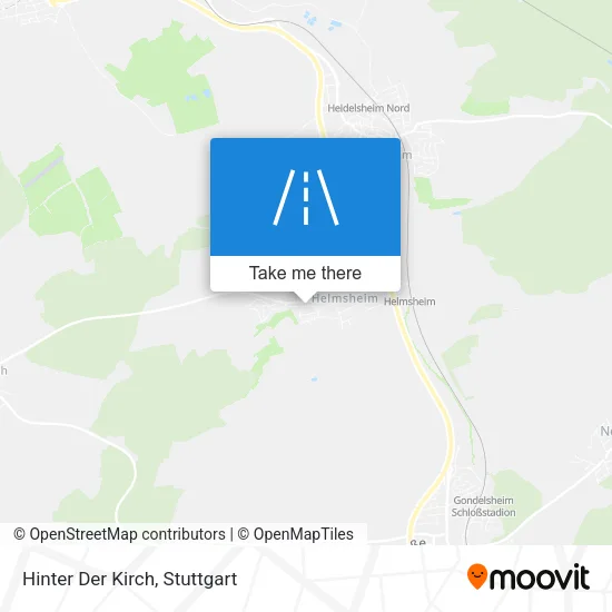 Карта Hinter Der Kirch