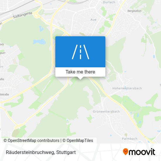 Räudersteinbruchweg map