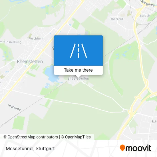 Карта Messetunnel