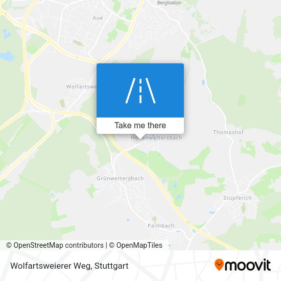 Wolfartsweierer Weg map