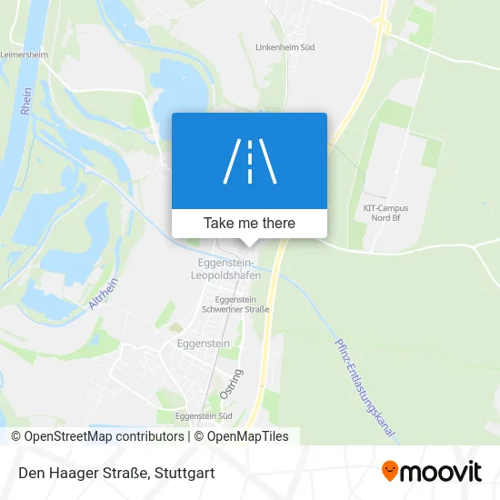 Карта Den Haager Straße