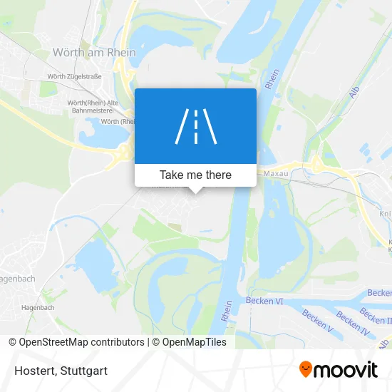 Карта Hostert