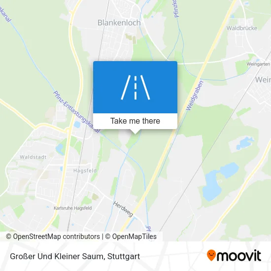 Карта Großer Und Kleiner Saum