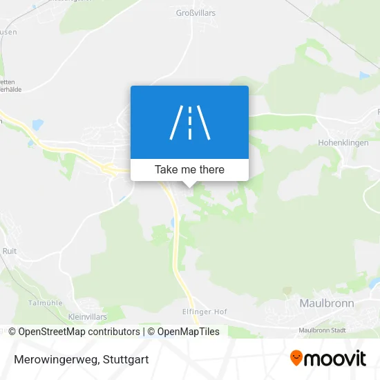 Карта Merowingerweg