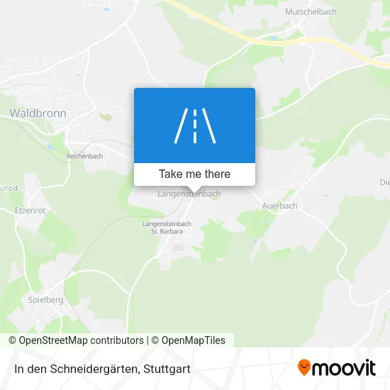 Карта In den Schneidergärten