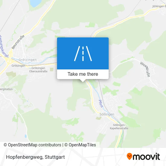 Карта Hopfenbergweg