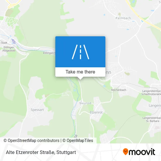 Карта Alte Etzenroter Straße