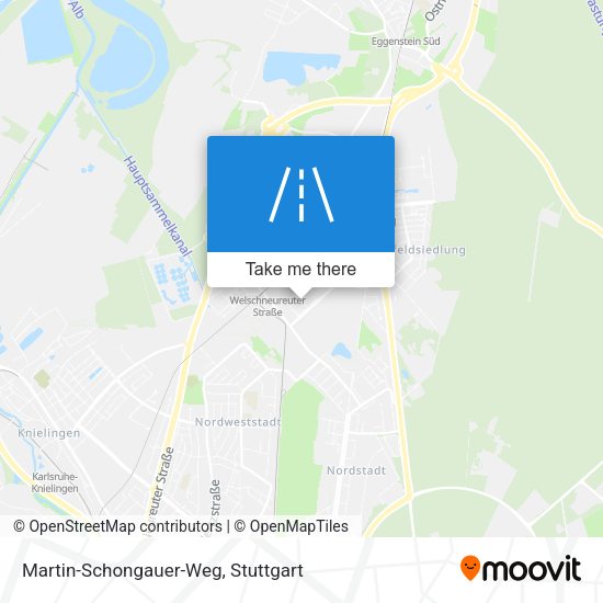 Martin-Schongauer-Weg map