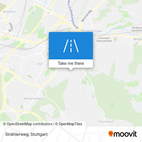 Карта Strählerweg