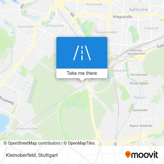 Карта Kleinoberfeld