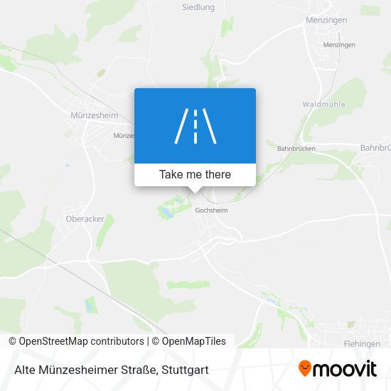 Alte Münzesheimer Straße map