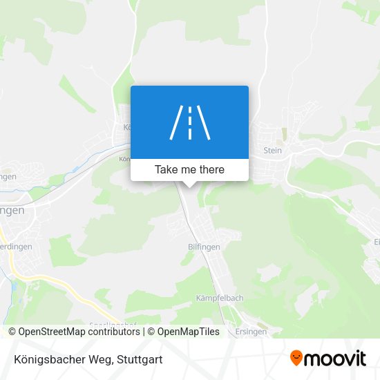 Königsbacher Weg map
