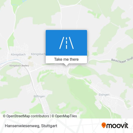 Hansenwiesenweg map